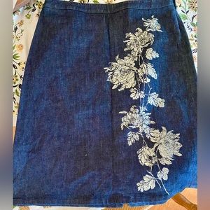Brand New Beautiful Ann Taylor Denim Skirt
